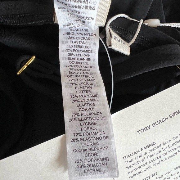 Tory Burch Lipsi Convertible One-Piece Swimsuit Black - Picture 7 of 15